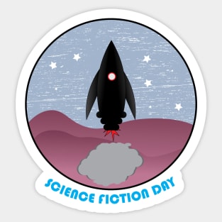 Science Fiction Day Sticker